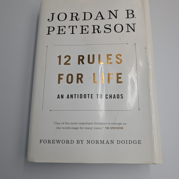12 Rules for Life by Jordan B. Peterson Hardcover - Picture 1 of 7